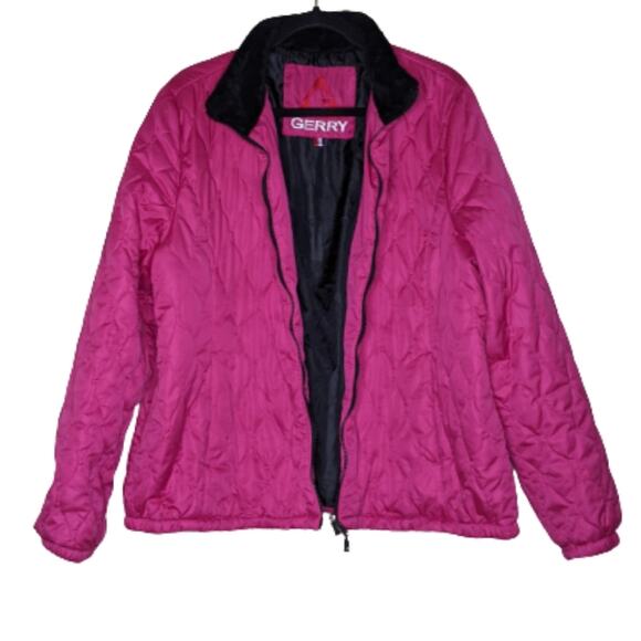 Gerry Quilted Puffer Jacket Pink, Lightweight Coat, Packable Jacket, Barbie - Picture 1 of 10